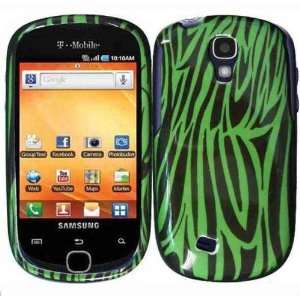  Green Black Zebra Protector Hard Case for Samsung Gravity Smart 