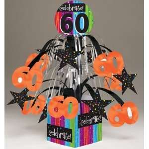 Milestone Celebrations 60th Birthday Mini Cascade Centerpiece  