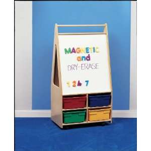  Childcraft Magnetic Dry Erase Double Sided Easel   24 3/4 