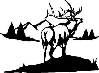 Big Elk Hunting,Camping,Sticker,Decal,Graphic  