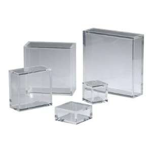 Square Acrylic Pedestal in Clear 