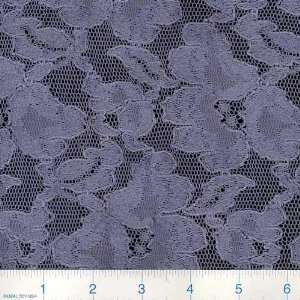  48 Wide Scalloped Lace Violet Blue Fabric By The Yard 