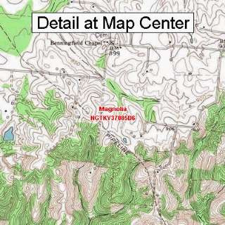  USGS Topographic Quadrangle Map   Magnolia, Kentucky 
