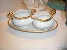 stouffer s hand painted chicago gold trim open sugar bowl