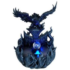 Rising Eagle in Sea of Fire Mist Lamp 