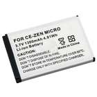 eForCity Replacement Battery for Your Creative Zen Micro  Player 