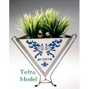  Stainless Steel Flower Pot   Tetra Model