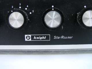Vintage Knight Allied Star Roamer Ham Radio Short Wave Receiver Marine 