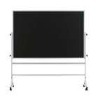   Steel Rite Chalkboard   Aluminum Frame   Size 4 x 6, Color Black