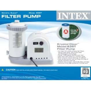 INTEX 1500 GPH Easy Set Pool Filter Pump w/ Timer 