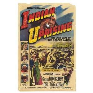  Indian Uprising Original Movie Poster, 27 x 41 (1951 