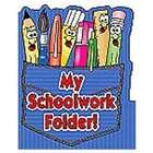   Resources My Schoolwork Plastic Coated Pocket Folder   8.5 X 11 Inch