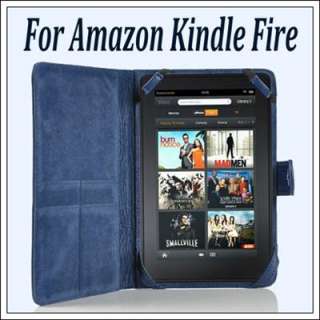   Leather Skin Flip Case Cover for  Kindle 3 Kindle Fire  