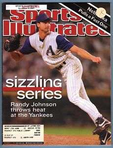 2001 RANDY JOHNSON D BACKS WORLD SERIES 11 05 01 SI  