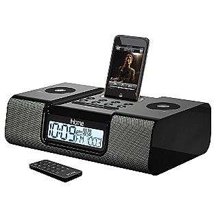 AM/FM Clock Radio for iPod®   Black  iHOME Computers & Electronics 