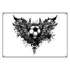 Artsmith Inc Banner Soccer Ball With Angel Wings