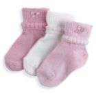 Little Wonders Girl Buble Cuff Socks 3 Pack