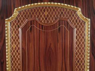 French Mahogany Marquetry Inlaid Entry Door FREE S/H  