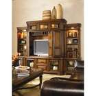 Lansford Park Castello Entertainment Armoire Wall in Distressed pecan