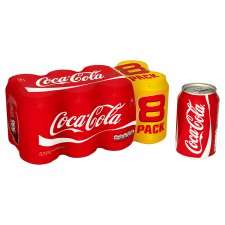 Coca Cola Regular 8X330ml   Groceries   Tesco Groceries