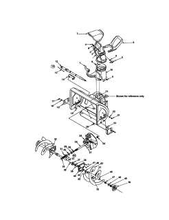CRAFTSMAN Snow thrower Handle/wheels/belt cover/  Parts  Model 