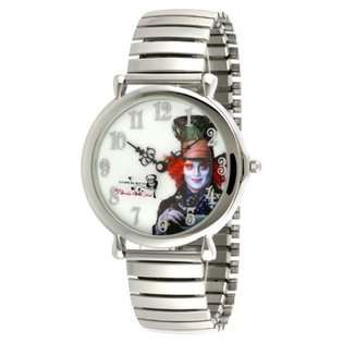   in Wonderland Mad Hatter Silver Expansion Band Watch 