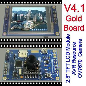 TFT LCD Module + AVR Resource + OV7670 Camera V4.0  