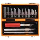unknown 17 piece hobby craft utility knife set in abs