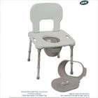 Eagle Health Bath One Shower and Commode Chair in Gray (3 Pieces)