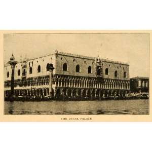  1903 Print Ducal Palace Venice Venezia Italy Doges 