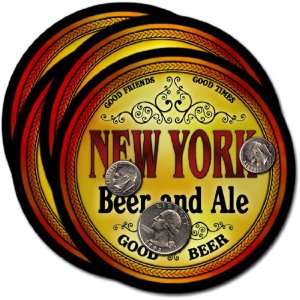  New York, NY Beer & Ale Coasters   4pk 