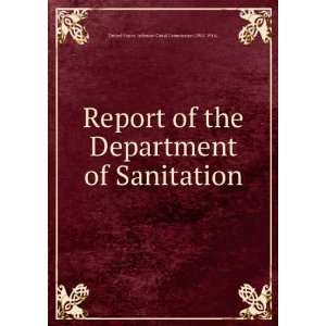  Report of the Department of Sanitation United States 