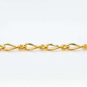   Inch Gold Plated Fancy Curb Chain (unfinished) Arts, Crafts & Sewing