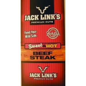 Jack Links Premium Cuts Sweet & Hot Beef Jerky 1 Ounce Packages (Pack 