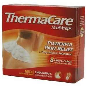  THERMACARE NECK,SHOULDER AND WRIST HEATWRAPS Health 