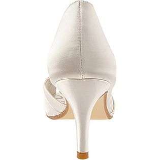   Ivanna   White Satin  Touch Ups Shoes Womens Evening & Wedding
