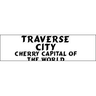   City Cherry Capital Of The World Bumper Sticker (3x12) 