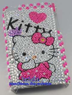 New Hello kitty Bling Case Cover For iPod Touch 4 4G #7  