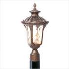 Livex Lighting Oxford Outdoor Post Lantern in Moroccan Gold   Size 