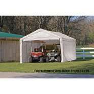 ShelterLogic 12x30 Canopy Enclosure Kit   White 