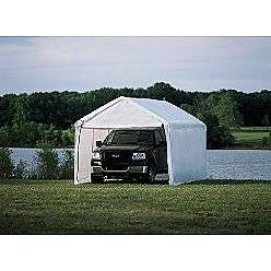 10x20 Canopy Enclosure Kit   White  ShelterLogic Automotive Outdoor 
