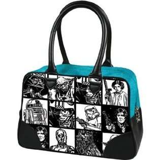 Rock Rebel Star Wars Checker Handbag (Blue) 