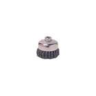   Steel Wire Cup Brush With 5/8   11 UNC Arbor Hole With Internal