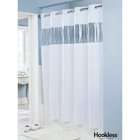 Hookless Vision 71 by 74 Inch Shower Curtain, White