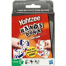 Yahtzee Hands Down Card Game   Hasbro   