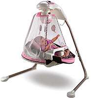 Fisher Price Starlight Papasan Cradle Swing   Cocoa/Pink   Fisher 