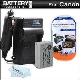 Battery And Charger Kit For Canon PowerShot SX40 HS, SX40HS, G1 X, G1X 