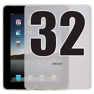  Number 32 on iPad 1st Generation Xgear ThinShield Case 