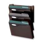   By Rubbermaid   Wall File arter Set 4 Compartment 13x4x17 Smoke