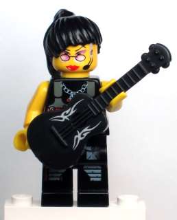 NEW Lego Minifig  Custom Detailed BLACK ACOUSTIC GUITAR  